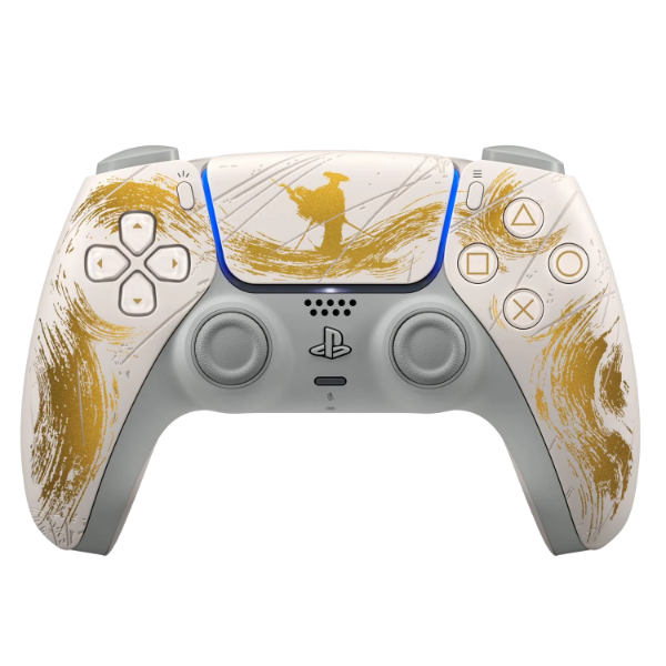 Producto - Control Sony Dualsense Ouro Ghost of Yotei Edition Limited PS5 Wireless - Blanco