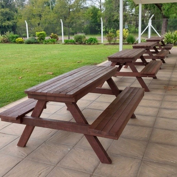 Producto - Mesa Canadiense Picnic 8 Personas Madera Plastica - 4