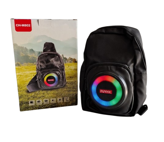Producto - Mochila Bandolera Con Parlante RGB CH-M802 OFERTON