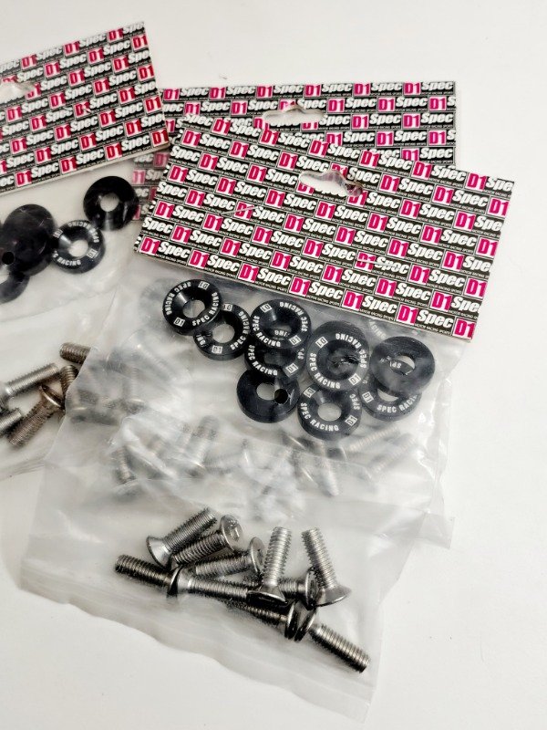 Producto - Arandelas anodizadas x10 unidades D1 Spec (incluye tornillos)