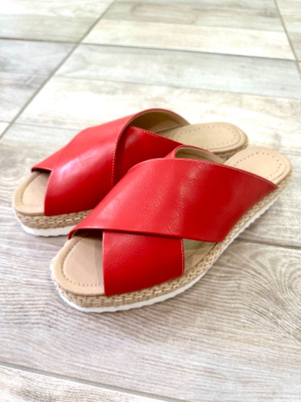 Producto - Zuecos Vera Rojos