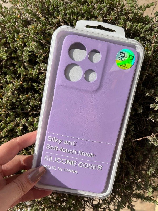 Producto - G75 silicona con felpa lila