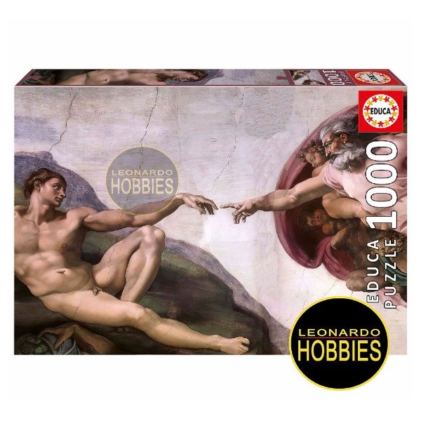 Producto - La Creación de Adan por Miguel Ángel 1000 Piezas Educa 20579