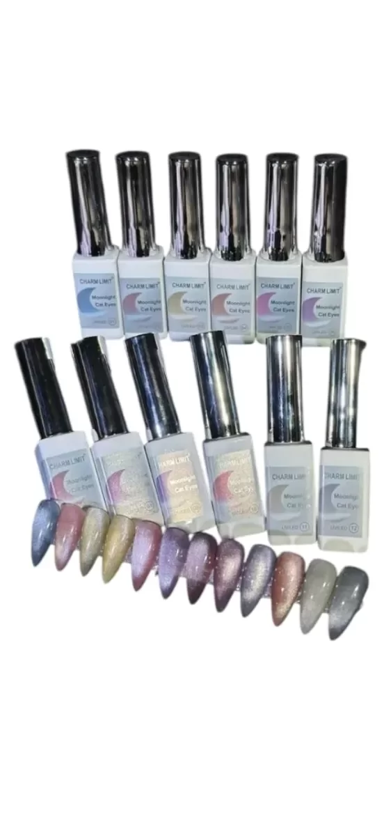 Producto - Esmalte ojo de gato Charm Limit Moonlight Caja 6u