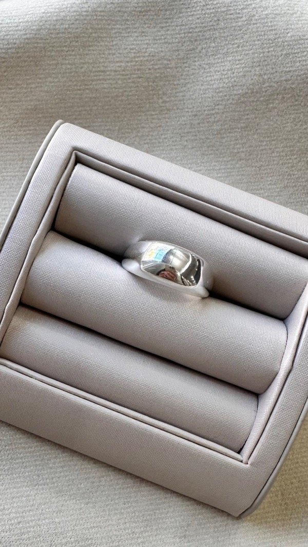 Producto - Anillo bombé en plata 900