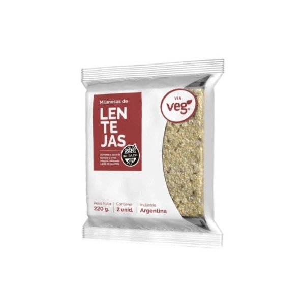 Producto - Milanesas de lentejas Via Veg