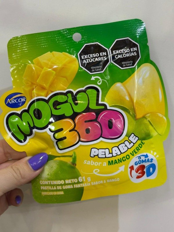 Producto - Gomitas Mogul 360 Pelable Sabor Mango 61gr