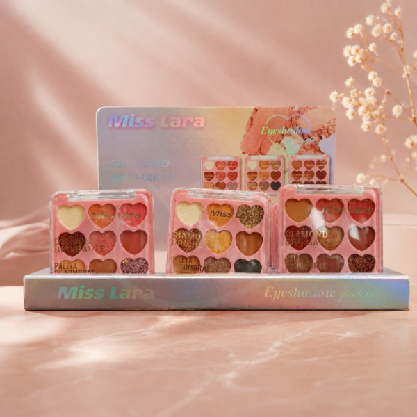 Producto - SOMBRA PALETA 9 COLOR CORAZON MISS LARA MS642