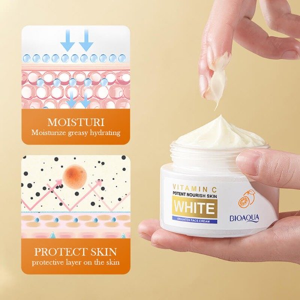 Producto - Crema facial de vitamina C "Potent Nourish Skin White Brighten Face Cream"