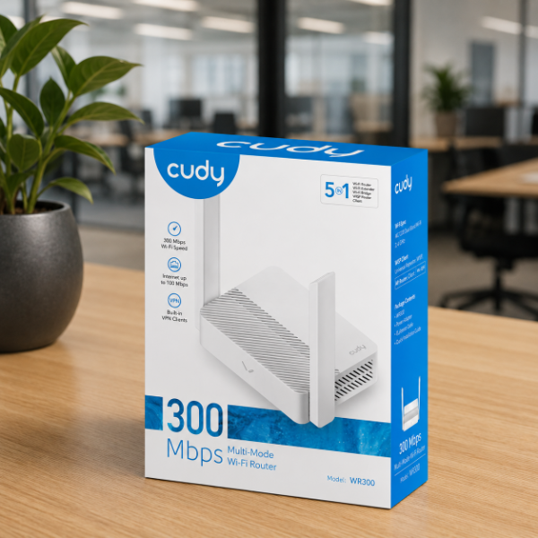 Producto - ROUTER CUDY W300 WI-FI ROUTER MULTI-MODE - 0