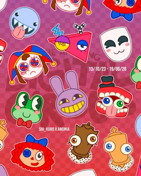Producto - LLAVEROS DIGITAL CIRCUS by ShiKuro - 5
