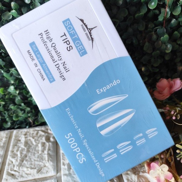 Producto - TIPS DE UÑAS X500 ALMENDRA largos - PARÍS NIGHT (TP-ALM-20)