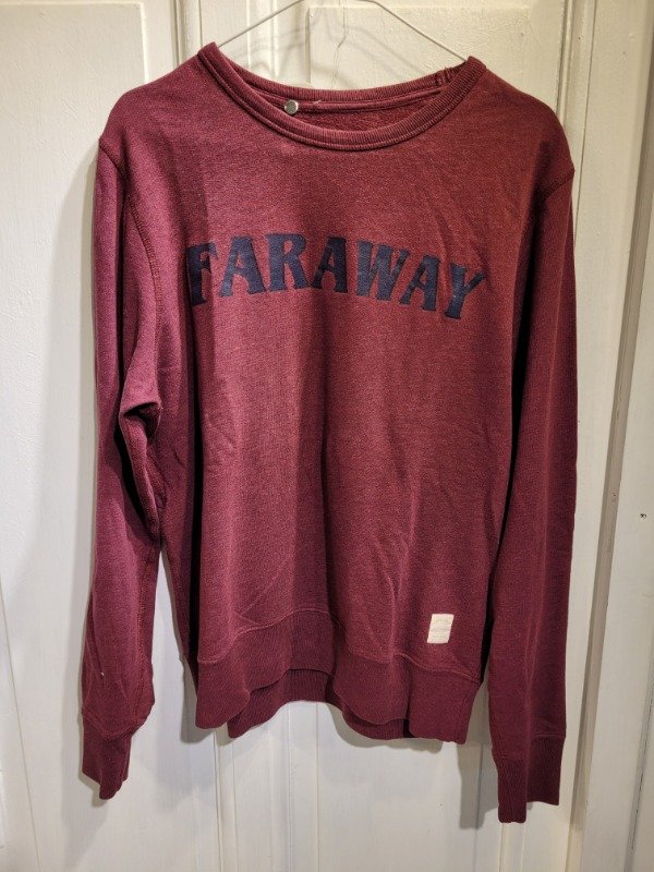 Producto - Buzo BENSIMON bordeaux logo faraway Talle S - PRECIO: 70X