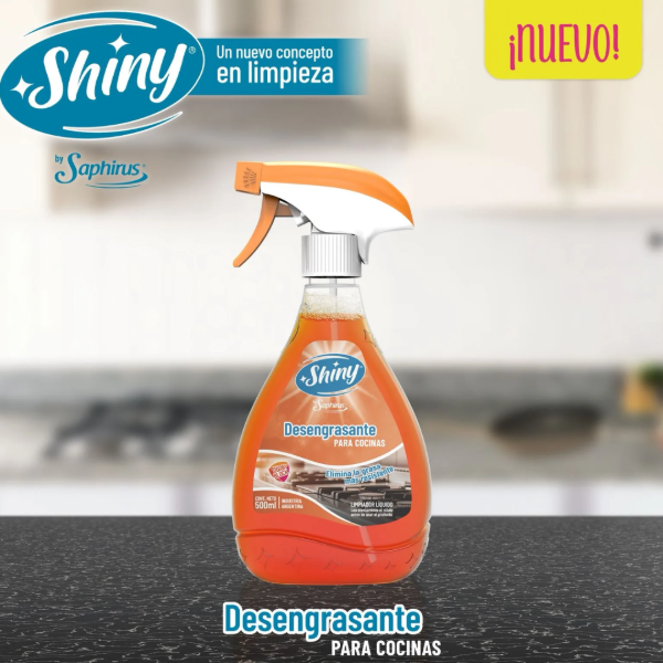 Producto - desengrasante SHINY x 500ml con gatillo dual