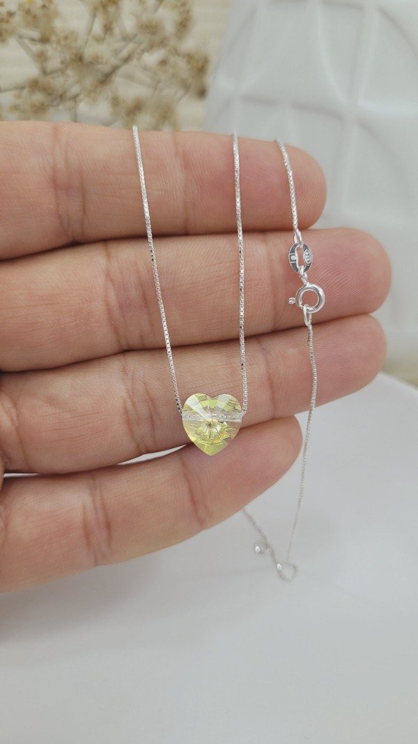 Producto - Conjunto de Plata  y Cristal Checo (GAR137)