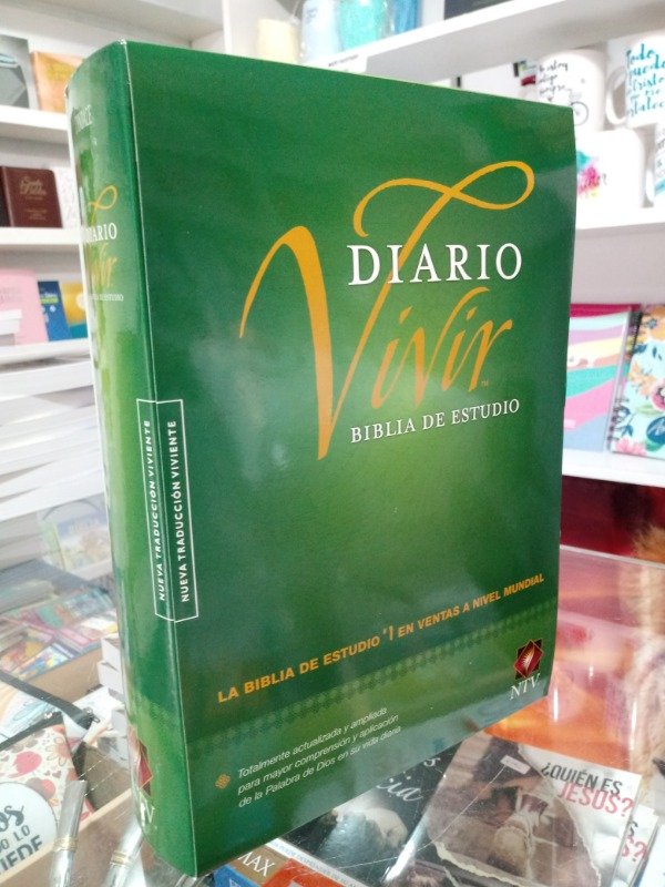 Producto - Biblia de Estudio Diario Vivir NTV TAPA DURA