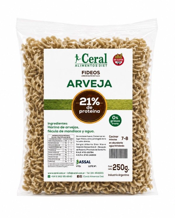 Producto - Fideos de Arveja - Ceral-