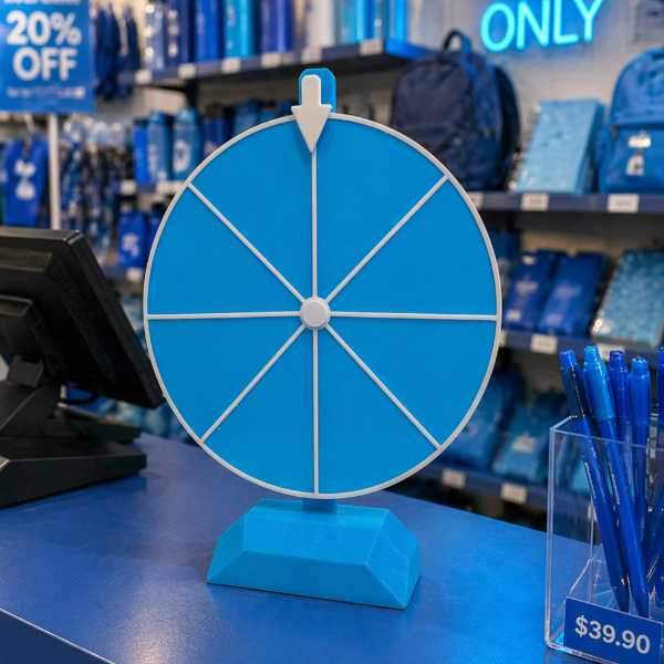 Producto - Rueda De La Fortuna 20cm Ruleta Giratoria De Premios Suerte