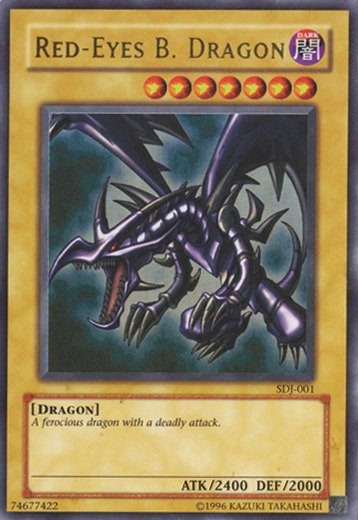 Producto - Red-Eyes B. Dragon - SDJ-001