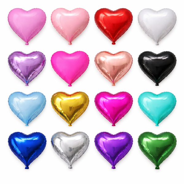 Producto - Globo Metalizado Corazon 10 Pulgadas (25 cm)