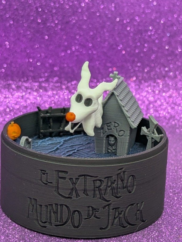 Producto - Mini diorama de Zero - a nightmare before Christmas - 0