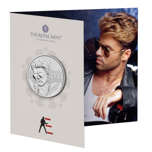 Producto - Leyendas de la música - George Michael 5 Libras 2024 (Blister, UNC)