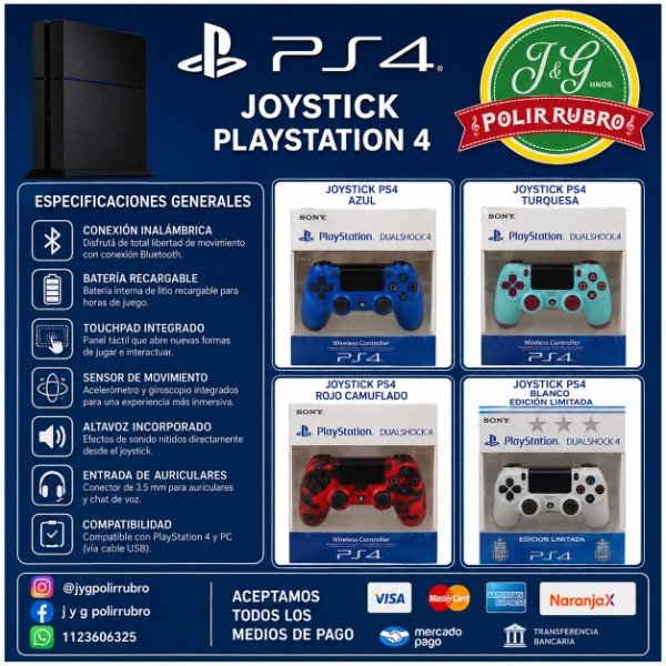 Producto - JOYSTICK PLAYSTATION 4