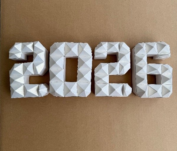 Producto - Números 2026 14cm