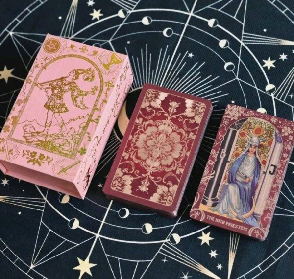 Producto - TAROT DE LA FLOR CARMESI