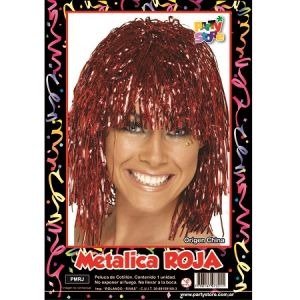 Producto - Peluca Metalizada Roja