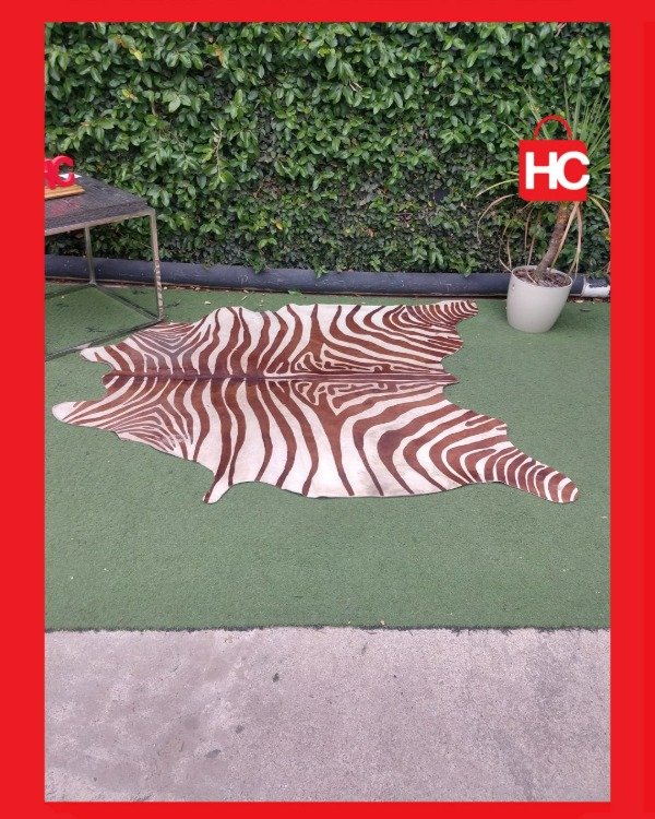 Producto - Alfombra de Cuero Vacuno Estampada