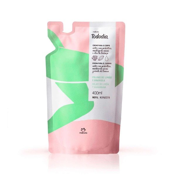 Producto - Crema nutritiva hojas de limón y guanábana - repuesto 400ml.