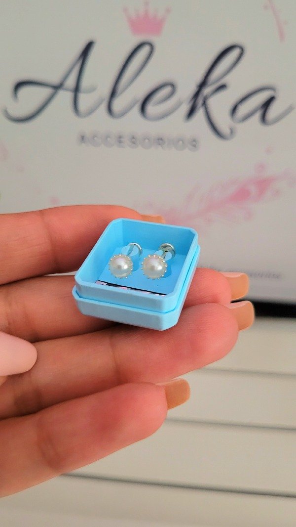Producto - Abridor perla engarzada 4mm plata 925