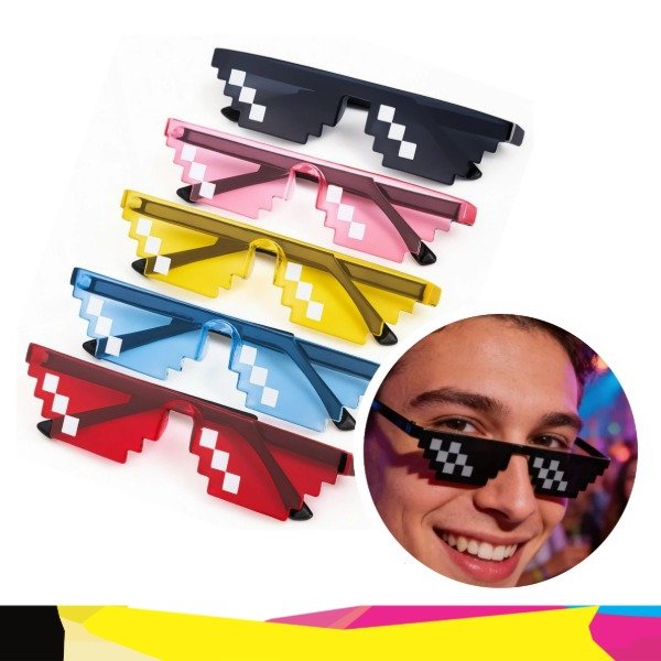 Producto - Anteojos forma "pixel", varios colores