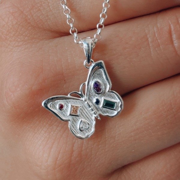 Producto - Dije Mariposa Maribel Plata 925
