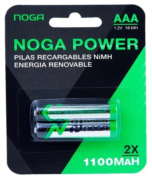 Producto - Pilas AAA Blister Recargable Noga (1100mah)