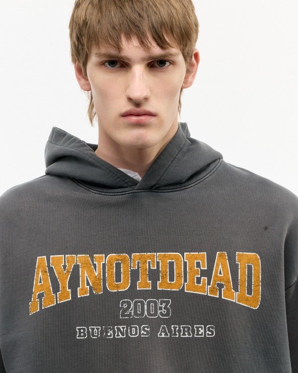 Producto - Hoodie College Negrido Ay Not Dead - 2