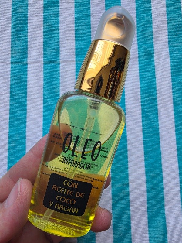 Producto - Óleo Reparador para el cabello, formulado con aceite de coco y argán por 30ml
