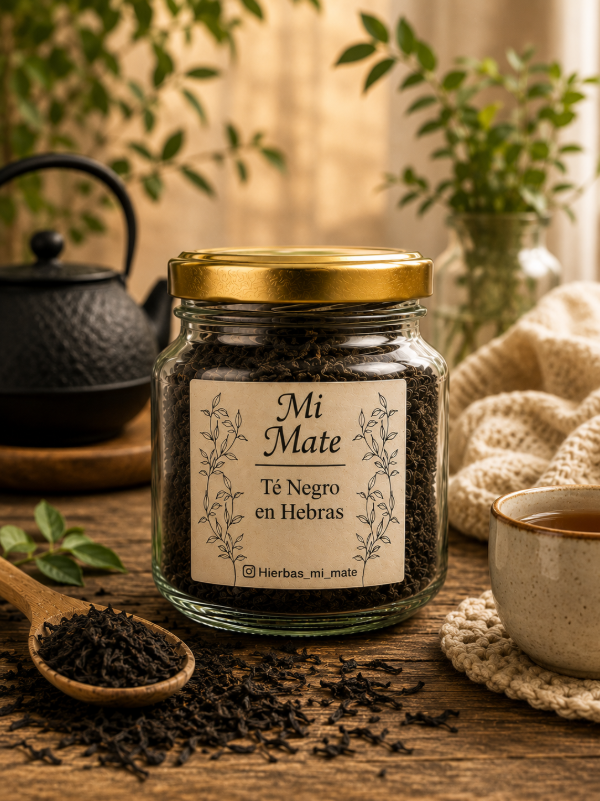 Producto - Té Negro en Hebras - Frasco x 40 gr