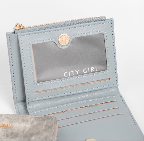 Producto - Billetera celeste city girl