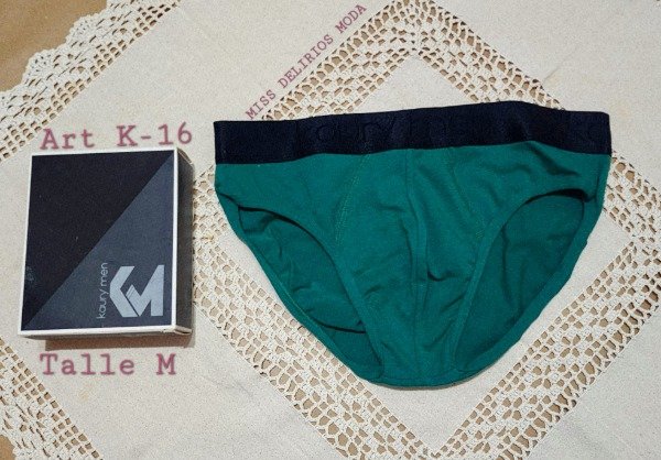 Producto - Slip de Hombre Kaury Men K-16 Talle M Verde