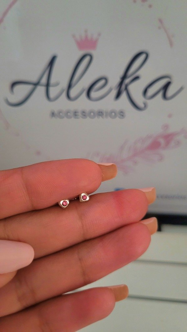 Producto - Abridor corazón chispa rosa plata 925 - 1