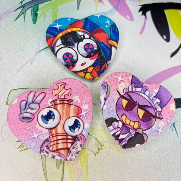 Producto - Pin corazon digital circus