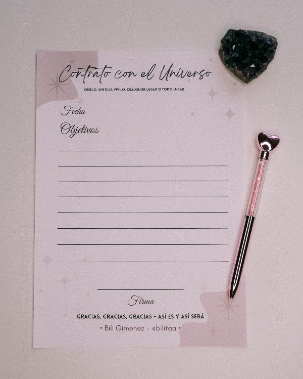 Producto - Contrato de manifestación