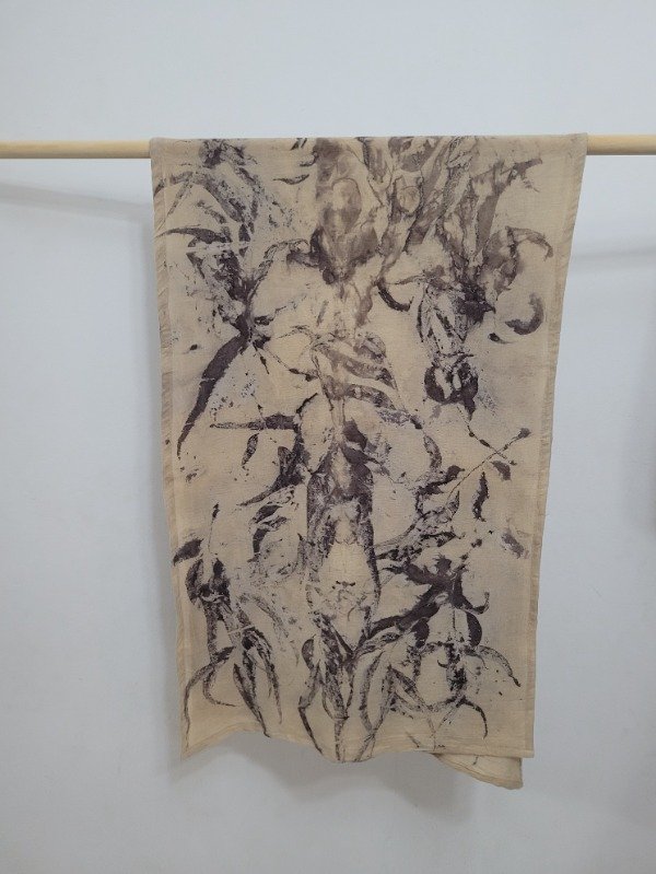 Producto - Pañuelo gasa XL. Ecoprint
