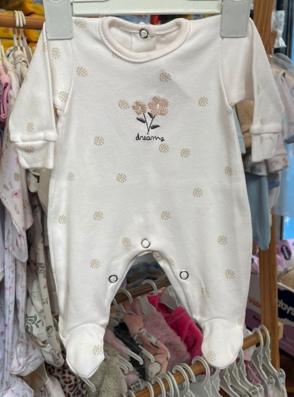 Producto - Enterito algodón mini Dreams blanco talle 0