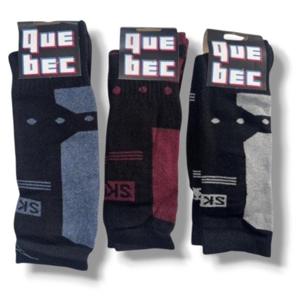 Producto - MEDIAS QUEBEC TERMICAS LARGAS DE HOMBRE PACK X 12