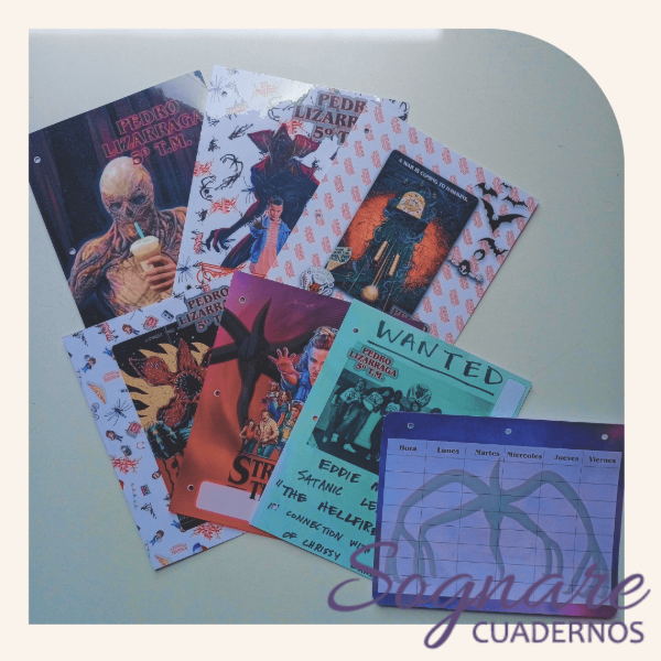 Producto - Kit de separadores para carpeta Nro 3 + planner de horarios