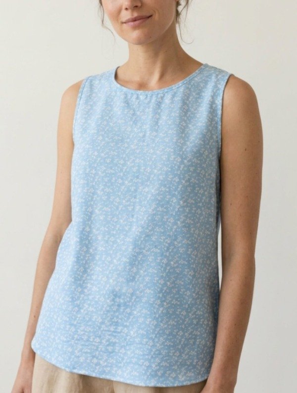 Producto - Musculosa Cerrada Taylor Flor (Art. 5767)
