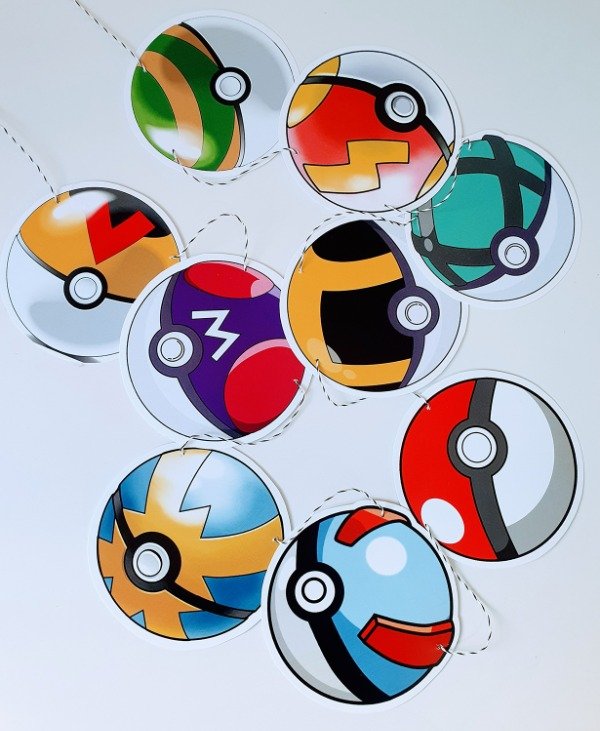 Producto - Pokemon Set X 3 Guirnaldas Banderin + Guirnalda - 2